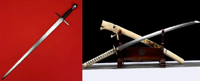 Épée large vs Katana