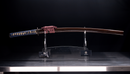 Sabre Antique Japonais Katana, Période Edo, Koshirae Marron et Bleu