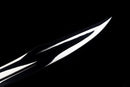 Gladius Tactique Nightshade — DLC Elite — 80CrV2, Poignée noire texturée, vis violettes, garde dorée, fourreau noir carbone,