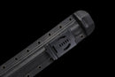 Dao Tactique Iron Reaper — SK5, Poignée noire texturée, fourreau noir strié Kydex