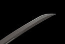 Dao Tactique Iron Reaper — SK5, Poignée noire texturée, fourreau noir strié Kydex
