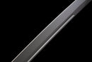 Dao Tactique Iron Reaper — SK5, Poignée noire texturée, fourreau noir strié Kydex
