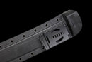 Épée Machette Shadow Fang — SK5, Poignée noire texturée, fourreau noir texturé, clip