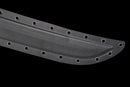 Épée Machette Shadow Fang — SK5, Poignée noire texturée, fourreau noir texturé, clip