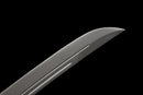 Épée Machette Shadow Fang — SK5, Poignée noire texturée, fourreau noir texturé, clip
