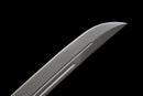 Épée Machette Shadow Fang — SK5, Poignée noire texturée, fourreau noir texturé, clip