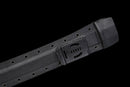 Tachi Fantôme Épée Longue Tactique — SK5, Poignée noire texturée, fourreau noir mat, rivets.