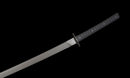 Tachi Fantôme Épée Longue Tactique — SK5, Poignée noire texturée, fourreau noir mat, rivets.