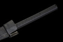 Tachi Fantôme Épée Longue Tactique — SK5, Poignée noire texturée, fourreau noir mat, rivets.