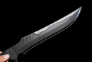 Kukri Apex Predator — DLC Edition — DC53, Poignée noire sculptée, fourreau noir moulé avec clip