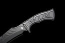 Kukri Apex Predator — DLC Edition — DC53, Poignée noire sculptée, fourreau noir moulé avec clip