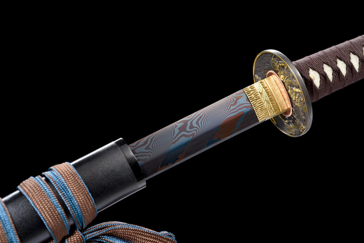 Shirasaya Katana, Épée Katana Japonaise Faite À La Main T10 En Acier Au Carbone V%c3%a9ritable Hamon Sans Tsuba