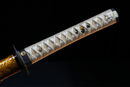 Katana by Tachibana Munehiro with Golden Koshirae Katana Japonais