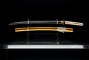 Katana by Tachibana Munehiro with Golden Koshirae Katana Japonais
