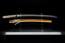 Katana by Tachibana Munehiro with Golden Koshirae Katana Japonais