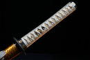 Katana by Tachibana Munehiro with Golden Koshirae Katana Japonais