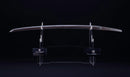 Antique Japanese Katana Sword with Tombo Dragonfly Menuki & Sansui Landscape Tsuba — Tamahagane