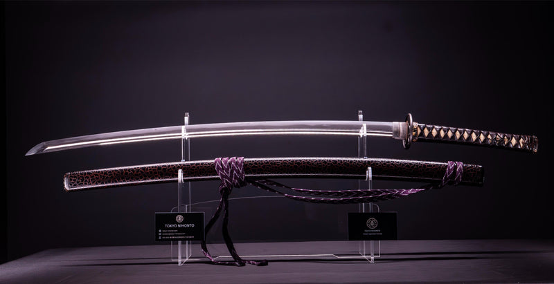 Sabre japonais antique Katana signé Seki Ju Kanemichi