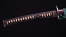 Sabre Antique Japonais Katana 65,1 cm avec tsuba en fer épais