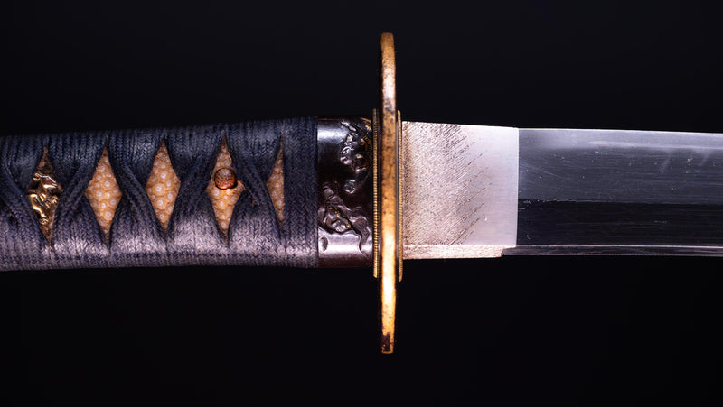 Sabre Antique Japonais Katana signé Chounsai Emura (Hozon)