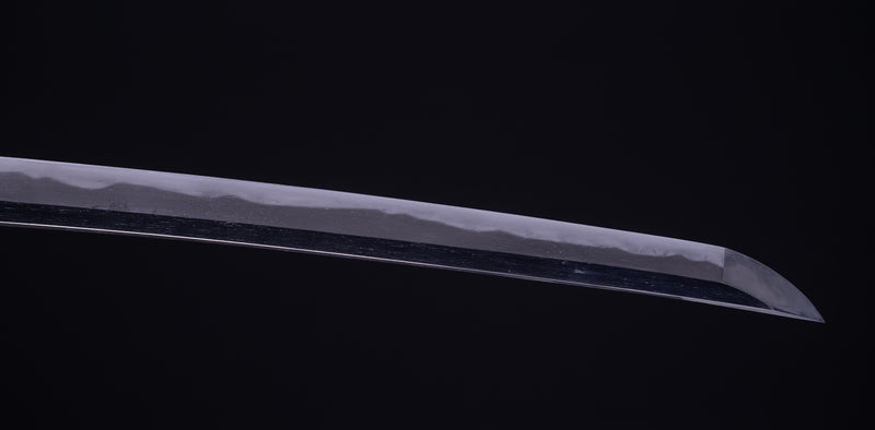 Sabre Antique Katana Japonais avec Kuruma-sukashi Tsuba