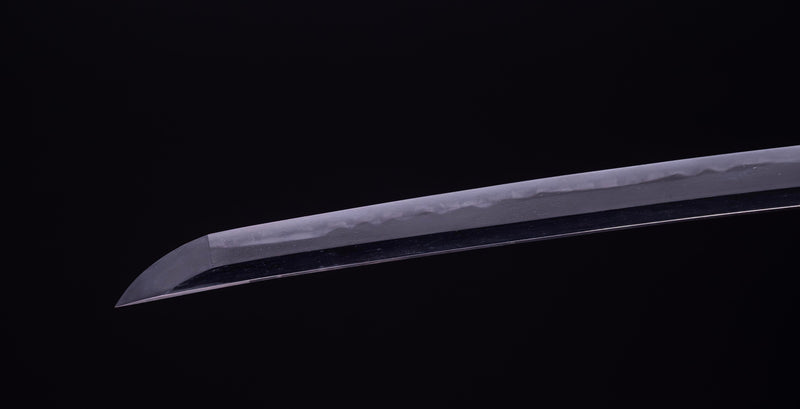 Sabre Antique Katana Japonais avec Kuruma-sukashi Tsuba