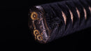 Sabre Katana Japonais Antique avec Tsuba en Fer et Koshirae Noir