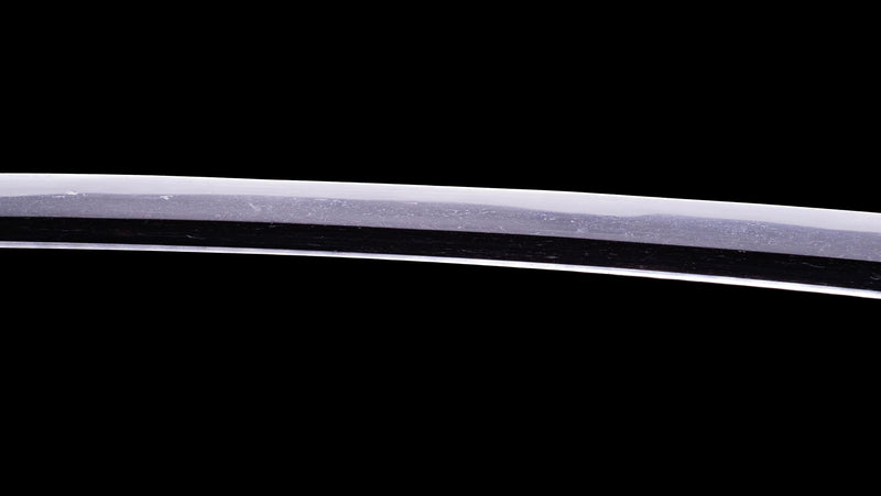 Sabre Antique Katana Japonais avec Tsuba Sukashi à Motif de Feuille