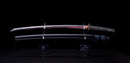 Sabre Antique Katana Japonais avec Bo-Hi Laqué Rouge