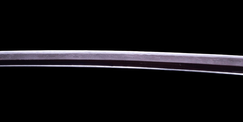 Sabre Antique Katana Japonais avec Bo-Hi Laqué Rouge