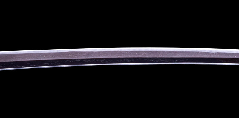 Sabre Antique Katana Japonais avec Bo-Hi Laqué Rouge