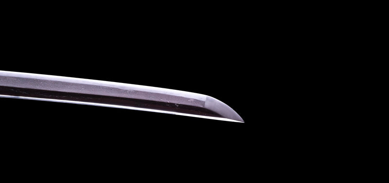 Sabre Antique Katana Japonais avec Bo-Hi Laqué Rouge