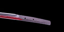 Sabre Antique Katana Japonais avec Bo-Hi Laqué Rouge