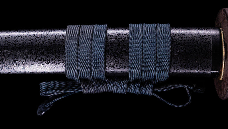 Sabre Antique Katana Japonais avec Bo-Hi Laqué Rouge