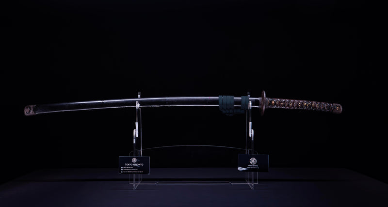 Katana Japonais Antique par Takada Munekage - Fin Muromachi - Double HOZON