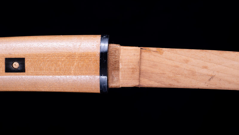 Katana Japonais Antique Tsuba Kakugata Arrondi - Fin Muromachi