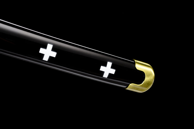 AMONT - Replica Katana giapponese in bambù - Modello Trafalgar Law in legno - Serie One Piece - 104 Cm AMONT - Replica Katana giapponese in bambù - Modello Trafalgar Law in legno - Serie One Piece - 104 Cm