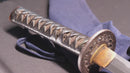 Sabre Japonais Antique Katana avec Hamon Notare Midare, Inro Saya