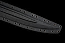 Gladius Tactique Midnight — DLC Elite — Acier 80CrV2, Poignée noire, garde dorée, fourreau noir carbone, vis violettes.